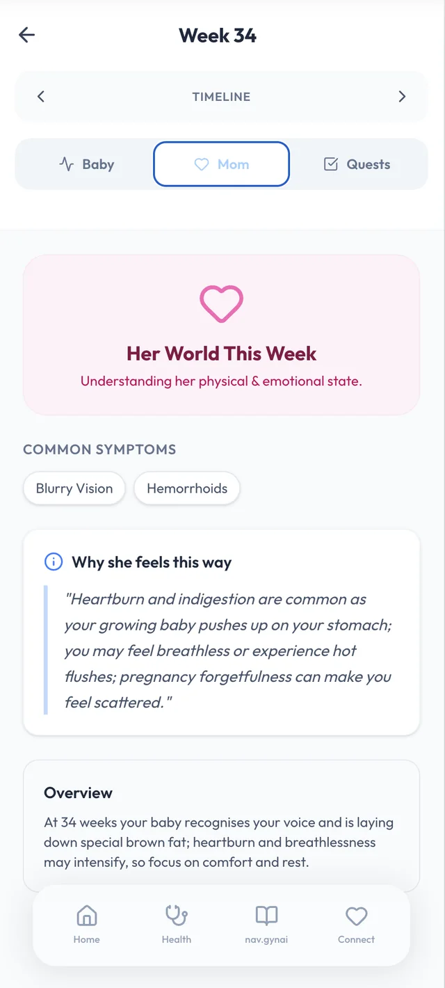 Mom Feelings Screen