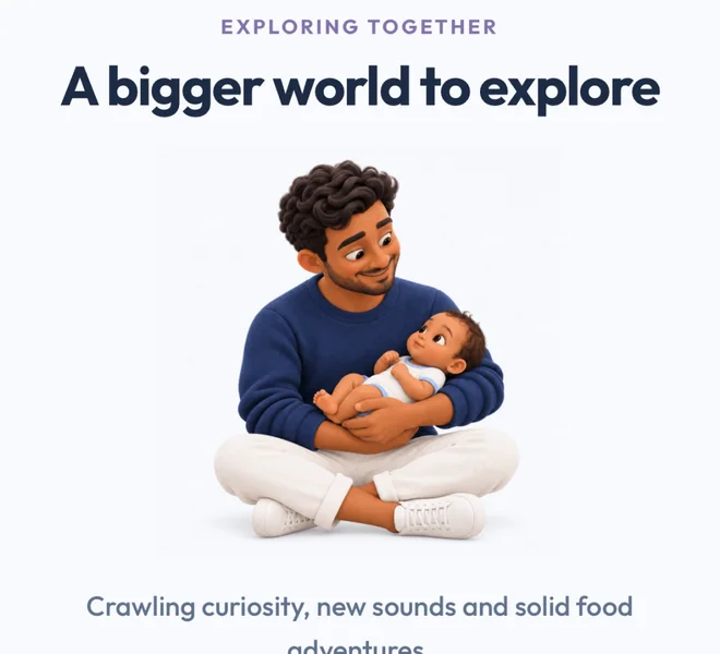 6–8 months: a bigger world to explore